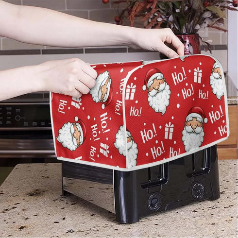 AFPANQZ Christmas Toaster Covers Home Xmas Kitchen Decoration Toaster Dustproof Covers Protection Anti Fingerprint Bread Oven Covers for 2 Slice T...