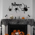 Hooqict Halloween Decoration Halloween Black Lace Spiderweb Fireplace Mantle Scarf Cover for Halloween Party Supplies 18 x 96 Inch...