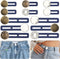 12 Pcs Button Extenders for Jeans, Jean Button Extender, Button Extender for Pants Button Extender, Waist Extenders for Pants for Men Women, Insta...