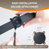 Waterproof Airtag Dog Collar Holder - Fits Up to 1 Inch Collar and Harness, Dustproof, Ultra-Durable, Easy Installation, Damage-Free Design, Black...