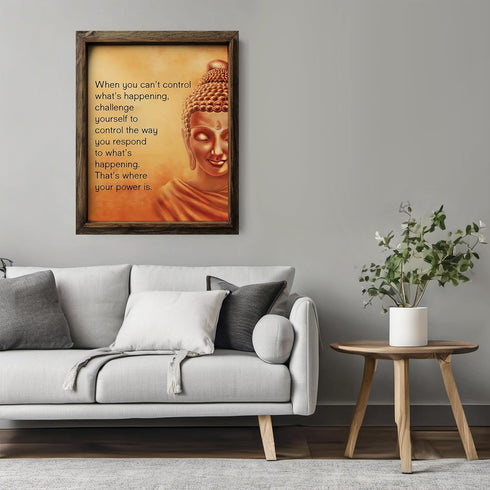 Posterizer 1 pcs-spiritual quote-control what you can-Motivational & Inspirational Art-Quotes and Poems-Gift For Buddhism Meditation philosophy Fa...