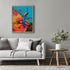 Posterizer 1 pcs-beautiful peacock bird with landscapes collage-Art for Animal Lovers-Landscape & Nature Art-Gift For Animal Lovers- UNFRAMED Wall...