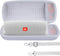 Hard Case Compatible with JBL Charge 5 Charge 4 Waterproof Bluetooth Speaker (White case)...