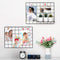 2 Pack Wire Wall Grid Panel | Photos & Pictures Display Grid Wall Panels | Black, Magnetic & Metal Grid | Photo Grid | Grid Wire Board | Hanging H...