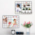 2 Pack Wire Wall Grid Panel | Photos & Pictures Display Grid Wall Panels | Black, Magnetic & Metal Grid | Photo Grid | Grid Wire Board | Hanging H...