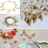 ALEXCRAFT Lobster Clasps for Jewelry Making, 150pcs 10mm Lobster Claw Clasps with Open Jump Rings Necklace Bracelet Extender 14K Gold Claps for DI...