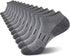 Heatuff Mens Athletic Ankle Socks Moisture Wicking Cushion Running Low Cut Sock 6 Pack...