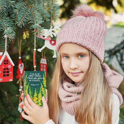 Geyee 24 Pcs Mini Motivational Pens Inspirational Notepads Bulk Appreciation Gifts Small Journals Funny Ballpoint Pen Set for Student School Prize...