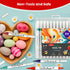 Scribbeo 24 Acrylic Marker Set with Dual Tip, Fine tip - Brush tip markers, Acrylic Markers Paint Pens for Rock Painting, Wood, Canvas, Stone, Gla...