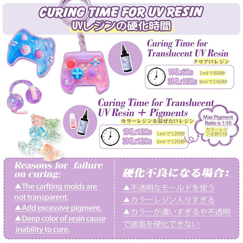 UV Resin Soft Crystal Clear Glue Ultraviolet Solar Sunlight Cure for DIY Jewelry Making, Craft Decoration, Casting & Coating, 100g...