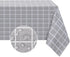 Romanstile Rectangle Plastic Tablecloth, 100% Waterproof Oil-Proof Checkered PVC Table Cloths, Heavy Duty Vinyl Table Covers for Dining, Camping, ...