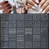 90 Sheets Silver Nail Art Stickers Holographic Laser Silver Nail Decals 3D Self Adhesive Nail Stickers for Nail Art Designs Star Line Flower Nail ...
