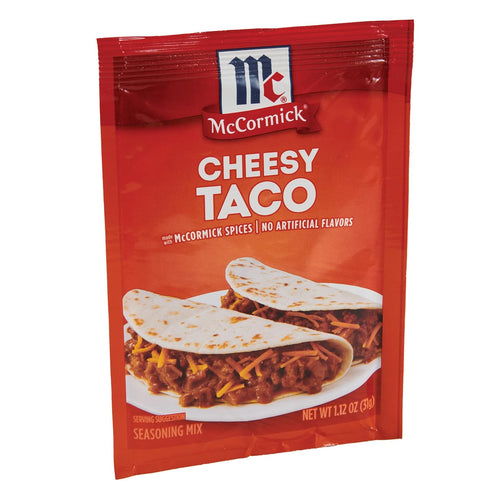 McCormick Cheesy Taco Seasoning Mix, 1.12 oz (Pack of 12)...