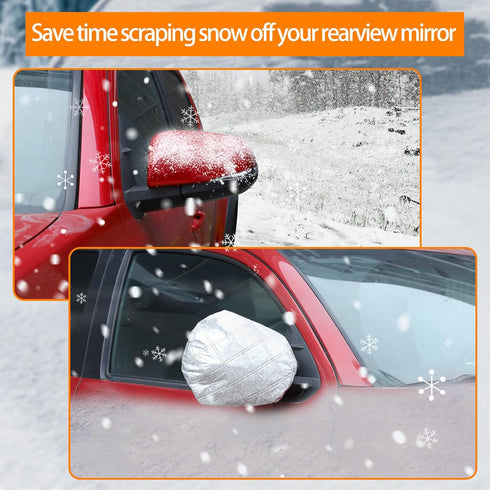 Car Side Mirror Snow Cover Compatible with Toyota Tacoma 2015-2022, Waterproof Exterior Rearview Mirror Protection Cover, Protect Car from Winter ...