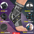 Ankle Brace for Women, Men, Plantar Fasciitis Relief, Achilles Tendonitis Brace for Sprained Foot, Ankle Compression Sleeve with Strap Black L...