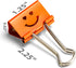 Officemate Smiling Face Binder Clips, Medium, Ass't Colors 36 Pcs, Paper Clamps for Office,Teacher Gifts, School and Home (31095)...