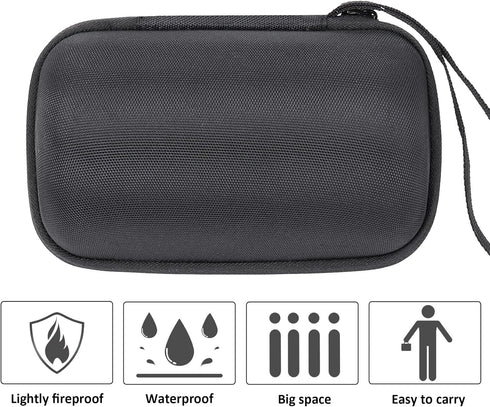 Khanka Hard Travel Case Replacement for Sony SRS-XB13 Extra Bass Compact Portable Waterproof Bluetooth Speaker (Black)......