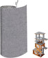 78.7"x15.8" Cat Scratch Mat,Cat Carpet Replacement for Cat Tree and Scratch Post,Trimmable Self-Adhesive Couch Protector from Cat Scratching (Ligh...