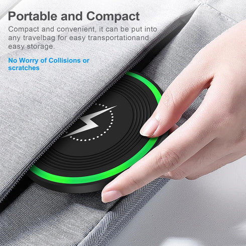 Motorola Charger Wireless Charging Pad Fast Charging for Moto G Razr Ultra,Moto G Stylus/Play/Power 5G 2024,Moto Edge Ultra Pro 5G,15W Wireless Ch...