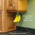 Gadjit Banana Hook Under Cabinet Hanger Ripens Bananas with Less Bruises, Folds up Out of Sight When Not in Use, Saves Countertop Space, Self-Adhe...