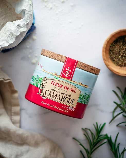 Le Saunier De Camargue | French Fleur Del Sel | Finishing Sea Salt, 4.4 oz (Pack of 2)...