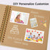Spbapr Scrapbook 8x8 Inch Scrapbook Album,Thick Kraft Paper Personalized DIY Scrap Book Photo Albums 40 Pages Memory Book for Couple Wedding Famil...