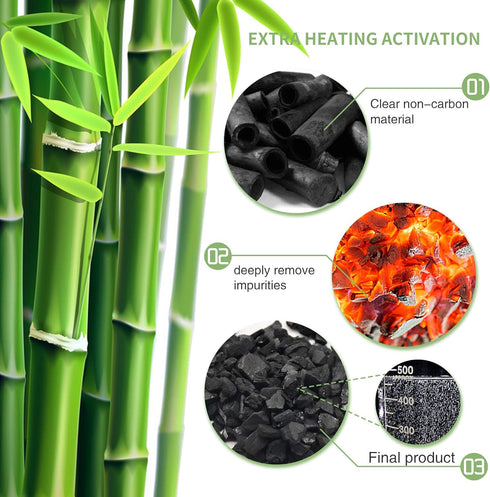 12 Pack Bamboo Air Purifying Bag, Activated Charcoal Bags Odor Absorber, Moisture Absorber, Natural Car Air Freshener, Shoe Deodorizer, Odor Elimi...