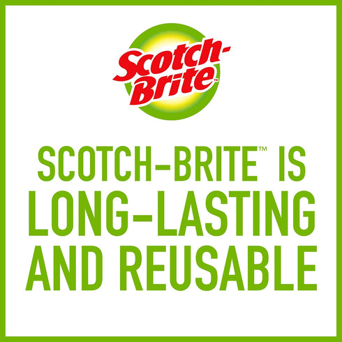 Scotch-Brite Dobie, All-Purpose Cleaning Pads, 3 Count(Pack of 8), Multicolor...