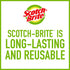 Scotch-Brite Dobie, All-Purpose Cleaning Pads, 3 Count(Pack of 8), Multicolor...