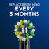 Oral-B Cross Action Electric Toothbrush Replacement Brush Heads, Black, 3 Count (Pack of 1)...