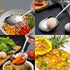 X-Large Serving Spoons Set, 9.8 Inch Slotted Spoon and Serving Spoon, 18/8 Stainless Steel Cooking Spoon, Mixing Spoon, Buffet Serving Utensils, P...
