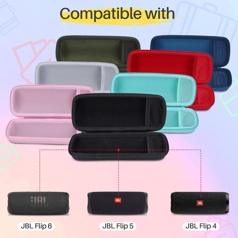 Hard Case Compatible with JBL Flip 6 Flip 5 Flip 4 Waterproof Portable Bluetooth Wireless Speaker (Green Case)......