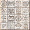 16 Pieces Inspirational Word Stencils Kit Motivational Stencil Reusable Phrase Word Template Family Sign Stencils for Painting on Wood, Porch, Fro...