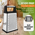 Spring Chef Professional Cheese Grater - Stainless Steel, XL Size, 4 Sides - Perfect Box Grater for Parmesan Cheese, Vegetables, Ginger - Dishwash...