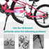 Bike Kickstand, Kids Bicycle Kickstand,Adjustable Aluminum Alloy Center Mount for 16 18 20 Inch Bicycle Wheel, Cycling Bracket for Wheel Mountain ...