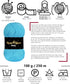 Baby Yarn #3 Light Worsted DK Anti-Pilling Acrylic Yarn for Knitting and Crochet (1 Pack, 576 Turquoise Blue)......