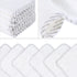 San Francisco Baby Bamboo Rayon Washcloths for Newborn - Soft, Absorbent, 6-Piece, White...