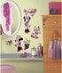RoomMates RMK2554SCS Minnie Fashionista Peel and Stick Wall Decal, Pink...