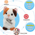 Hopearl Talking Kitty Repeats What You Say Cat with Fish Nodding Electric Interactive Animated Toy Speaking Plush Buddy Gifts for Toddlers, 7''...