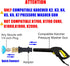 M MINGLE Pressure Washer Gun Adapter, to 1/4'' Quick Connect Fitting, Only Compatible Karcher K2, K3, K4, K5, K6, K7...