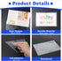15 Pcs Self Adhesive Index Card Pockets, 6.5×4.72" clear adhesive pockets, Removable Labels Bag with Top Open for Organizing, Storage Bins, Librar...