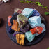 1 lb Bulk Assorted Stones Large 1" Natural Raw Stones Crystal for Tumbling, Cabbing, Fountain Rocks, Decoration,Polishing, Wire Wrapping, Wicca Re...