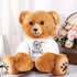 Get Well Soon Bear 16 Inch Bear Stuffed Animals with White T-Shirt Feel Well Soft Bear Plush Hospital Gifts for Boy and Girl (Classic Style)...