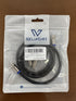 6FT RG6 Coaxial Extension - White Cable with F Connector, Low Loss, High Speed for Digital TV Aerial, Antenna, and Satellite...