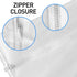Nylon Mesh Pool Cleaner Bags,Bag Zipper Replacement for Polaris 280 & 480 Pool Cleaner All Purpose filter Bag for 280 Polaris Replacement Bags,Poo...