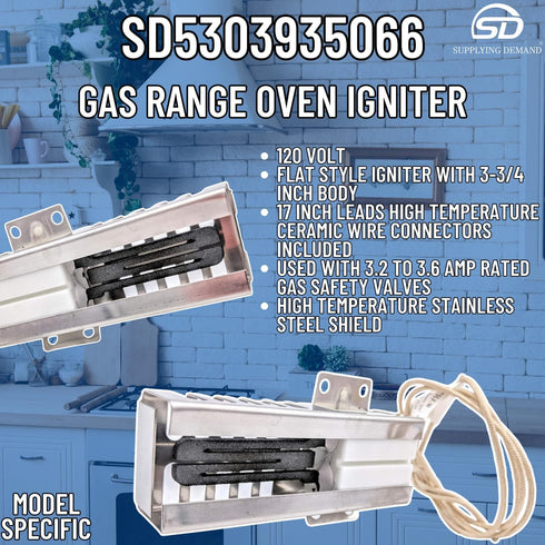 Supplying Demand 5303935066 318177720 Gas Range Oven Igniter Replacement...
