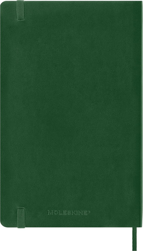 Moleskine Classic Notebook, Soft Cover, Large (5" x 8.25") Dotted, Myrtle Green, 192 Pages...