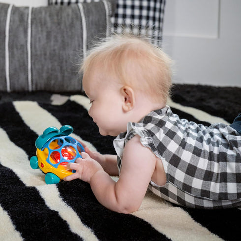 Baby Einstein Curious Car Neptune Oball Toy Car & Rattle, Ages 3 Months and Up...