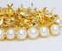 12 x 18mm White Imitation Pearl Brads Paper Fastener for Scrapbooking Card Making Wedding Craft (100pcs)...
