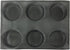 Bluedrop Silicone Bun Bread Form Round Shape Bread Tray Perforated Bakery Molds...